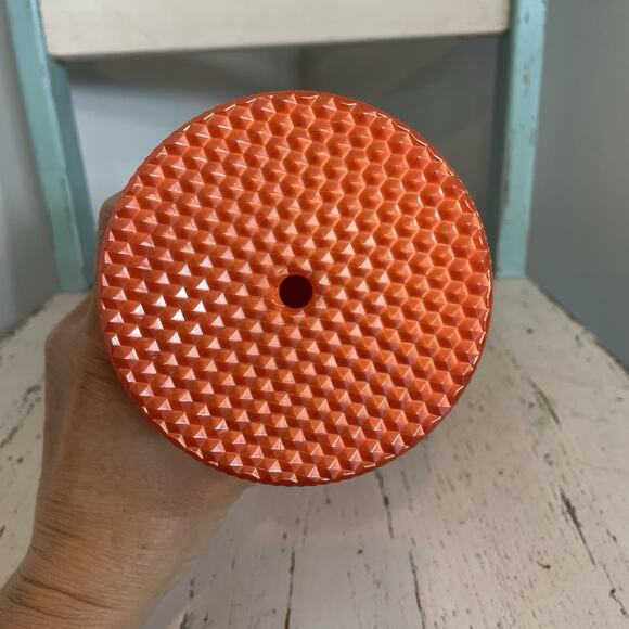 Starbucks Pearl Bling Fall Orange Studded Venti Tumbler Cup Glossy No Straw - Picture 4 of 6